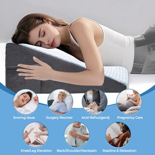 Foto 5 | Foto 5 | Almohada Wedge Puredown 8 Cooling Para Después De La Cirugía Y Más - Venta Internacional.