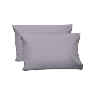 Foto 1 | Foto 1 | Par de Fundas de Almohada Rebeca color Gris Algodón Percal 200 Oxford Estándar