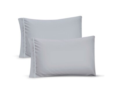 Foto 1 | Foto 1 | Par de Fundas de Almohada Rebeca Microfibra Koala color Gris Perla King Size