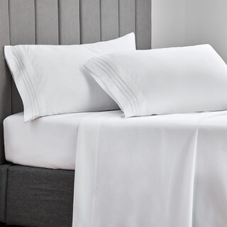 Foto 3 | Foto 3 | Fundas De Almohada Cozylux Serie 1800 De Microfibra Queen White X2 - Venta Internacional.