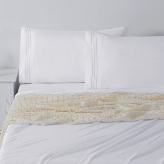 Foto 6 | Foto 6 | Fundas De Almohada Cozylux Serie 1800 De Microfibra Queen White X2 - Venta Internacional.