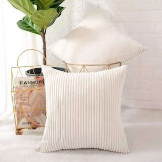 Foto 2 | Foto 2 | Funda De Almohada Mernette Decorativa De Pana, 45 X 45 Cm (paquete De 2) - Venta Internacional.
