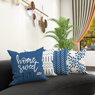 Foto 6 | Foto 6 | Fundas De Almohada Ycoll De Lino Moderno Para Sofá, 45 X 45 Cm, 4 Unidades - Venta Internacional.