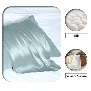 Foto 2 | Foto 2 | Funda De Almohada De Seda Suatien Mulberry Para Cabello, 51 X 66 Cm, Color Azul - Venta Internacional.