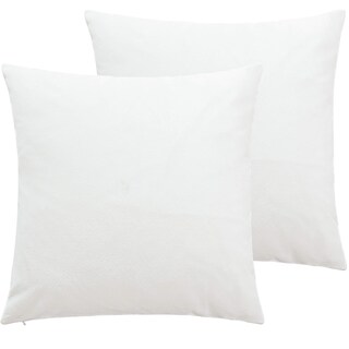 Foto 2 | Foto 2 | Fundas de Almohada Ntbay Velvet 2 Unidades 50 X 50 Cm Color Blanco Para Sofá - Venta Internacional