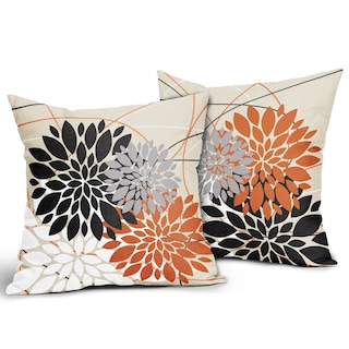 Foto 2 | Foto 2 | Fundas de Almohada Sweetshow para Decoración de Halloween 45 x 45 cm Negro y Naranja