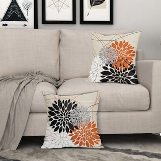 Foto 3 | Foto 3 | Fundas de Almohada Sweetshow para Decoración de Halloween 45 x 45 cm Negro y Naranja