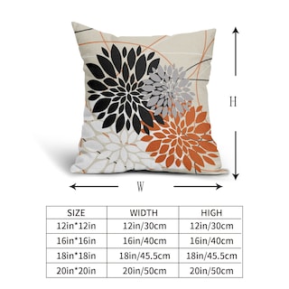 Foto 5 | Foto 5 | Fundas de Almohada Sweetshow para Decoración de Halloween 45 x 45 cm Negro y Naranja