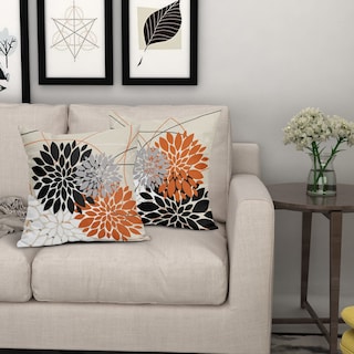Foto 7 | Foto 7 | Fundas de Almohada Sweetshow para Decoración de Halloween 45 x 45 cm Negro y Naranja