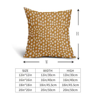 Foto 5 | Foto 5 | Fundas de Almohada Sweetshow con Lunares Amarillo Mostaza y Crema de 40 cm Juego de 2 - Venta Internacional