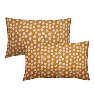 Foto 1 | Foto 1 | Fundas de Almohada Sweetshow con Lunares Amarillo Mostaza y Crema - Venta Internacional
