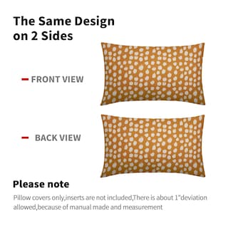 Foto 5 | Foto 5 | Fundas de Almohada Sweetshow con Lunares Amarillo Mostaza y Crema - Venta Internacional