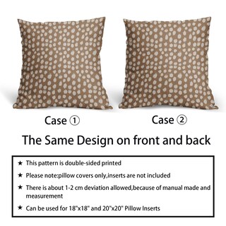 Foto 6 | Foto 6 | Fundas de Almohada Sweetshow con Lunares Marrones y Crema - Venta Internacional