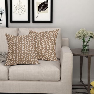 Foto 7 | Foto 7 | Fundas de Almohada Sweetshow con Lunares Marrones y Crema - Venta Internacional