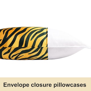 Foto 4 | Foto 4 | Fundas de Almohada Ntbay Satin King Tamaño 20 x 36 Pulgadas Amarillo y Negro - Venta Internacional