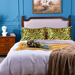 Foto 7 | Foto 7 | Fundas de Almohada Ntbay Satin King Tamaño 20 x 36 Pulgadas Amarillo y Negro - Venta Internacional