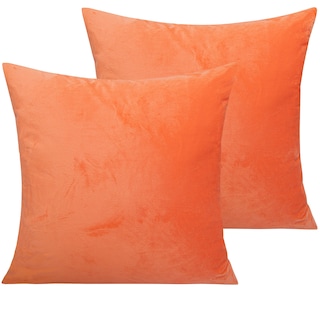 Foto 1 | Foto 1 | Fundas de Almohada Ntbay Velvet King Tamaño 20 X 36 cm Color Naranja - Venta Internacional