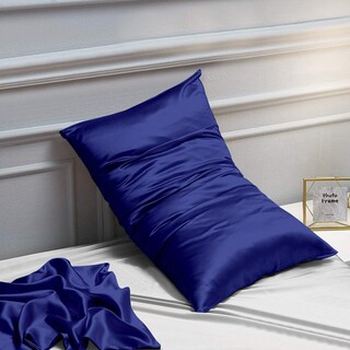 Foto 4 | Foto 4 | Fundas de Almohada de Satén NTBAY King Azul Marino Paquete de 12 - Venta Internacional