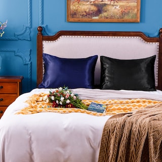 Foto 5 | Foto 5 | Fundas de Almohada de Satén NTBAY King Azul Marino Paquete de 12 - Venta Internacional