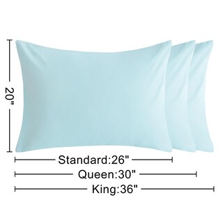 Foto 4 | Foto 4 | Fundas De Almohada Ntbay Estándar De Algodón Con Cierre De Sobre De 20 X 26 Cm - Venta Internacional.