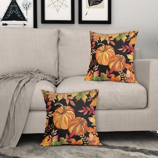 Foto 7 | Foto 7 | Fundas De Almohada Sportt Fall Pumkins, 50 X 50 Cm, Algodón Y Lino, 2 Unidades - Venta Internacional.