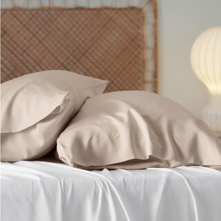 Foto 4 | Foto 4 | Juego De 2 Fundas De Almohada Bedsure, Tamaño King, Rayón, Bambú, Caqui - Venta Internacional.
