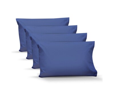 Foto 1 | Foto 1 | 4 Fundas De Almohada Rebeca Algodón Percal 200 Francia Estándar