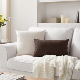 Foto 3 | Foto 3 | Fundas De Almohada Meekio Ivory Linen, 55 X 55 Cm, Juego De 2 - Venta Internacional.