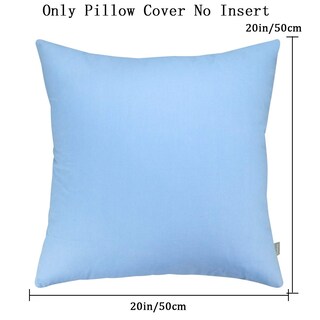 Foto 5 | Foto 5 | Funda De Cojín Thmyo, 100% Algodón, 50 X 50 Cm, Azul Cielo, Paquete De 4 - Venta Internacional.