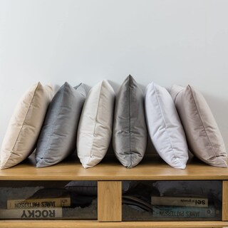 Foto 4 | Foto 4 | Fundas De Almohada Juspurbet De Terciopelo Champán De 55 X 55 Cm, Juego De 2 - Venta Internacional.