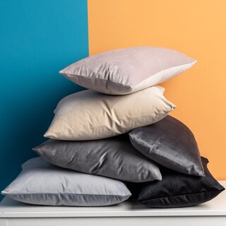 Foto 5 | Foto 5 | Fundas De Almohada Juspurbet De Terciopelo Champán De 55 X 55 Cm, Juego De 2 - Venta Internacional.