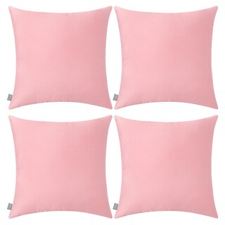 Foto 1 | Foto 1 | Funda De Cojín Thmyo, 100% Algodón, 50 X 50 Cm, Color Rosa, Paquete De 4 - Venta Internacional.