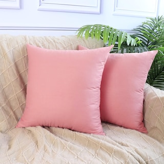 Foto 2 | Foto 2 | Funda De Cojín Thmyo, 100% Algodón, 50 X 50 Cm, Color Rosa, Paquete De 4 - Venta Internacional.