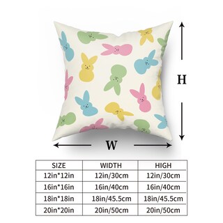 Foto 6 | Foto 6 | Juego De 2 Fundas De Almohada Sweetshow Easter, 55 X 55 Cm, Algodón - Venta Internacional.