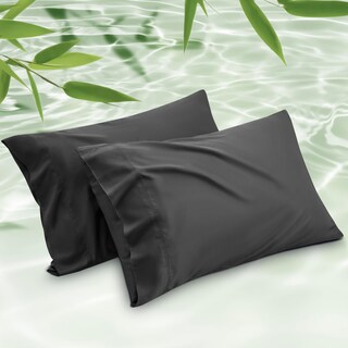 Foto 1 | Foto 1 | Juego De 2 Fundas De Almohada Bedsure Cooling Queen Size, Color Negro - Venta Internacional.