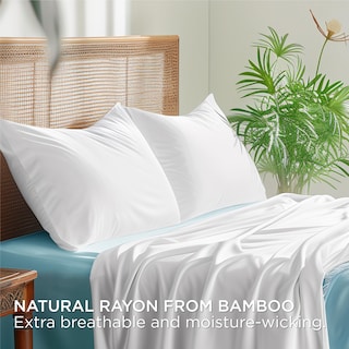 Foto 3 | Foto 3 | Juego De 2 Fundas De Almohada Bedsure Cooling Queen Size, Color Blanco - Venta Internacional.