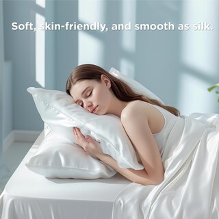 Foto 4 | Foto 4 | Juego De 2 Fundas De Almohada Bedsure Cooling Queen Size, Color Blanco - Venta Internacional.