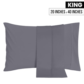 Foto 2 | Foto 2 | Fundas De Almohada Utopia Bedding King De 50 X 100 Cm, 2 Unidades, Microfibra - Venta Internacional.