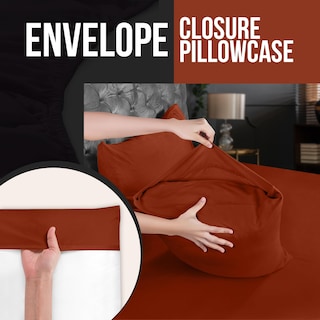 Foto 3 | Foto 3 | Pack De 2 Fundas De Almohada Utopia Bedding Queen, Color Naranja, 50 X 75 Cm - Venta Internacional.