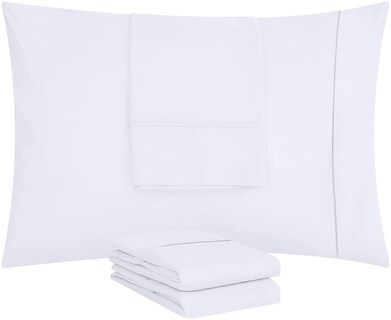 Foto 5 | Foto 5 | Fundas De Almohada Utopia Bedding Tamaño Queen, 20 X 30 Cm, Paquete De 4 - Venta Internacional.