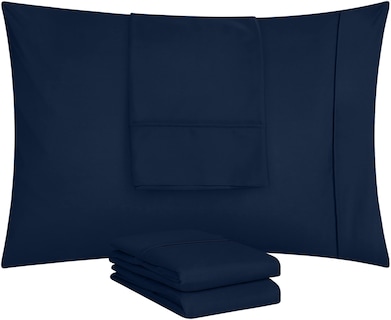 Foto 5 | Foto 5 | Fundas De Almohada Utopia Bedding Tamaño King, 20 X 40 Cm, Paquete De 12 Unidades, Color Azul Marino - Venta Internacional.