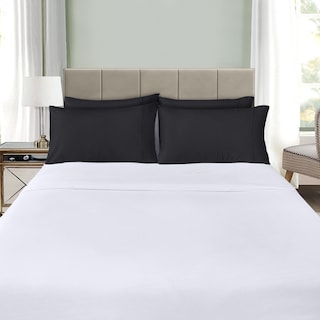 Foto 7 | Foto 7 | Funda De Almohada Utopia Bedding Tamaño King, 20 X 40 Cm, Paquete De 4 Unidades, Color Negro - Venta Internacional.