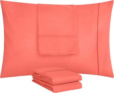 Foto 5 | Foto 5 | Fundas De Almohada Utopia Bedding Queen Pack 4, Microfibra Suave - Venta Internacional.