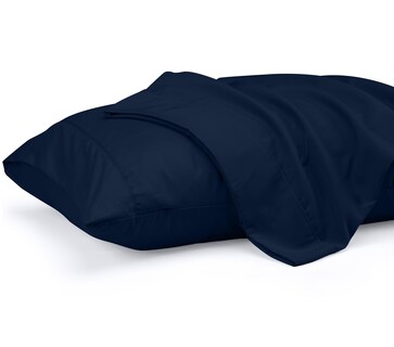 Foto 1 | Foto 1 | Fundas De Almohada Utopia Bedding King De 50 X 100 Cm, Paquete De 2 Unidades, Microfibra Azul Marino - Venta Internacional.