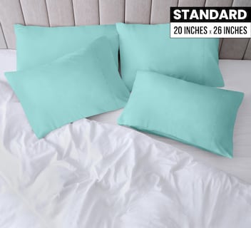 Foto 2 | Foto 2 | Fundas De Almohada Utopia Bedding Estándar De 20 X 26 Cm, Paquete De 4 Unidades, Color Azul Spa - Venta Internacional.