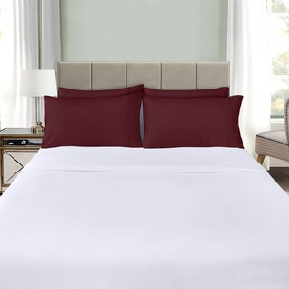 Foto 7 | Foto 7 | Juego De 12 Fundas De Almohada Utopia, Tamaño Queen, 50 X 75 Cm, Color Burdeos - Venta Internacional.