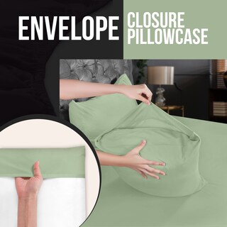 Foto 3 | Foto 3 | Fundas De Almohada Utopia Bedding King De 50 X 100 Cm, 2 Unidades, Microfibra - Venta Internacional.