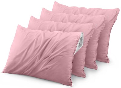Foto 1 | Foto 1 | Protectores De Almohada Utopia Bedding, Impermeables, Tamaño King, 4 Unidades, Color Rosa - Venta Internacional.