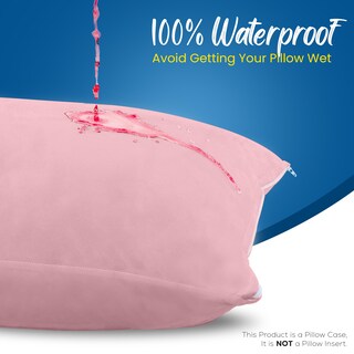 Foto 3 | Foto 3 | Protectores De Almohada Utopia Bedding, Impermeables, Tamaño King, 4 Unidades, Color Rosa - Venta Internacional.