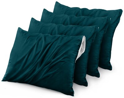 Foto 1 | Foto 1 | Protectores De Almohada Utopia Bedding, Impermeables, Tamaño Queen, Color Verde Azulado, 4 Unidades - Venta Internacional.